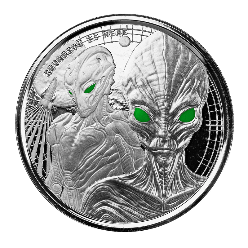⭐ 2022 ガーナ共和国 1/2オンス シルバー イヤーオブ タイガー 2022 - Tiger and Dragon Oriental Culture Collection Silver